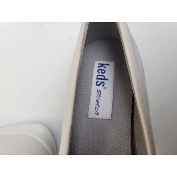 Keds Ticket Ball WF21143 Light Gray Slip On Ballet Flats Womens 7M - Picture 8 of 16